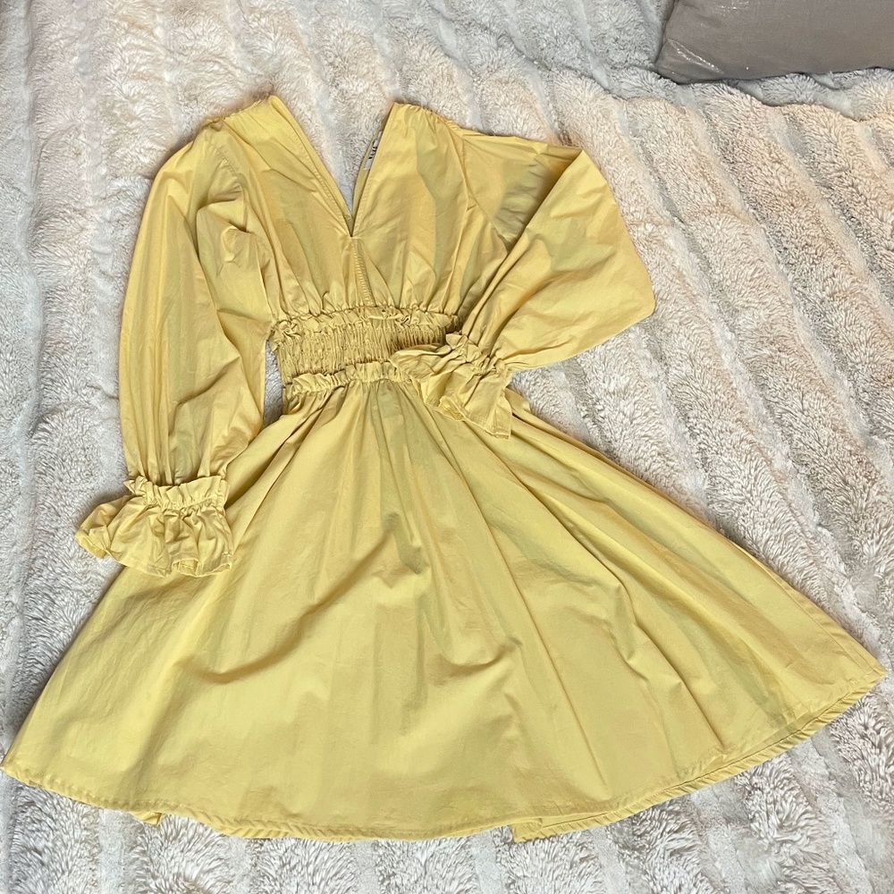 NEW NA-KD Yellow Dress